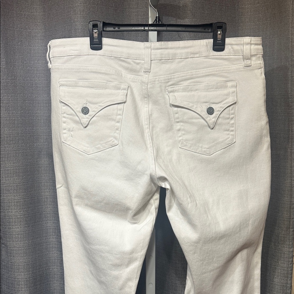 KUT From The Kloth White Cropped Jeans - Picture 3 of 8